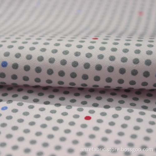 Mulinsen printed cotton poplin fabric with spandex